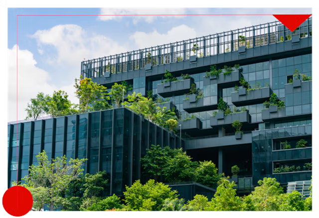 Modern ESG Building
