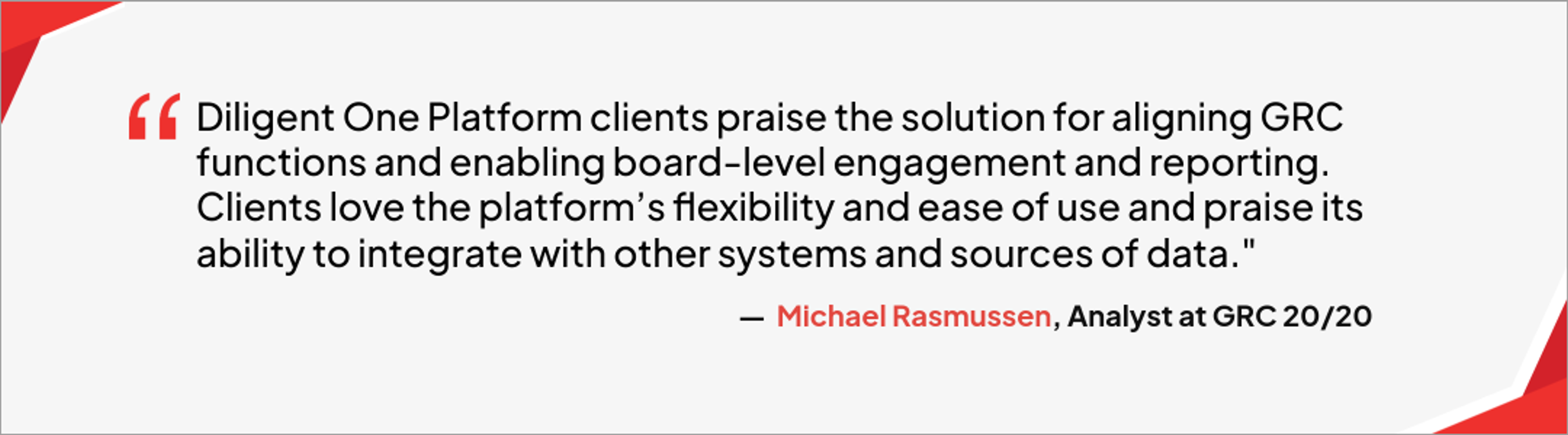 Banner showing Quote from Michael