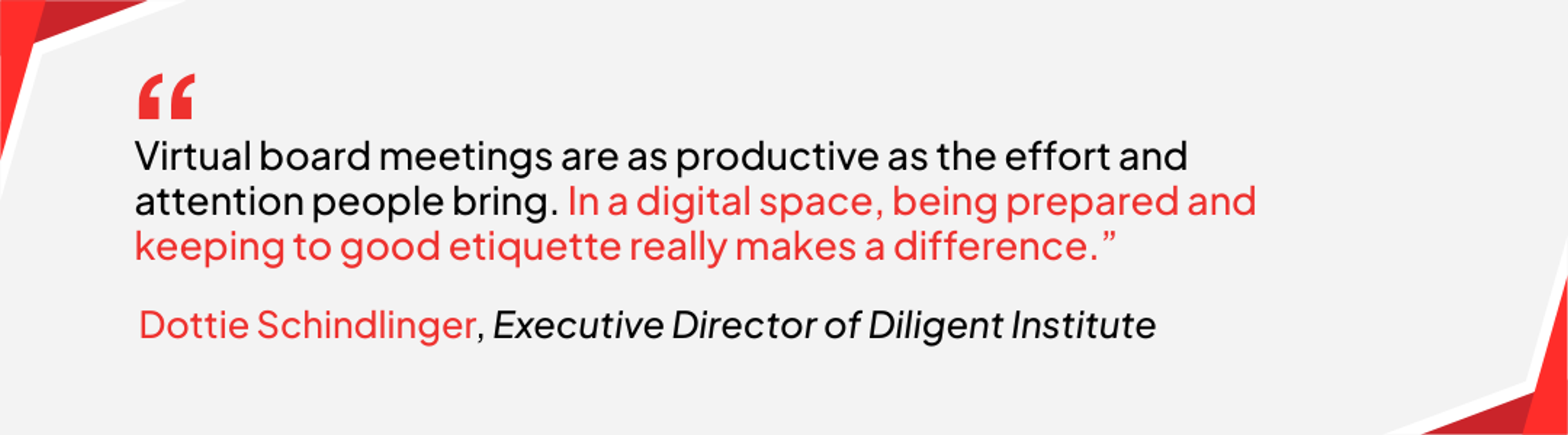 Dottie Schindlinger on virtual board meeting etiquette