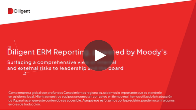 Enterprise Risk Management, powered by Moody's Data