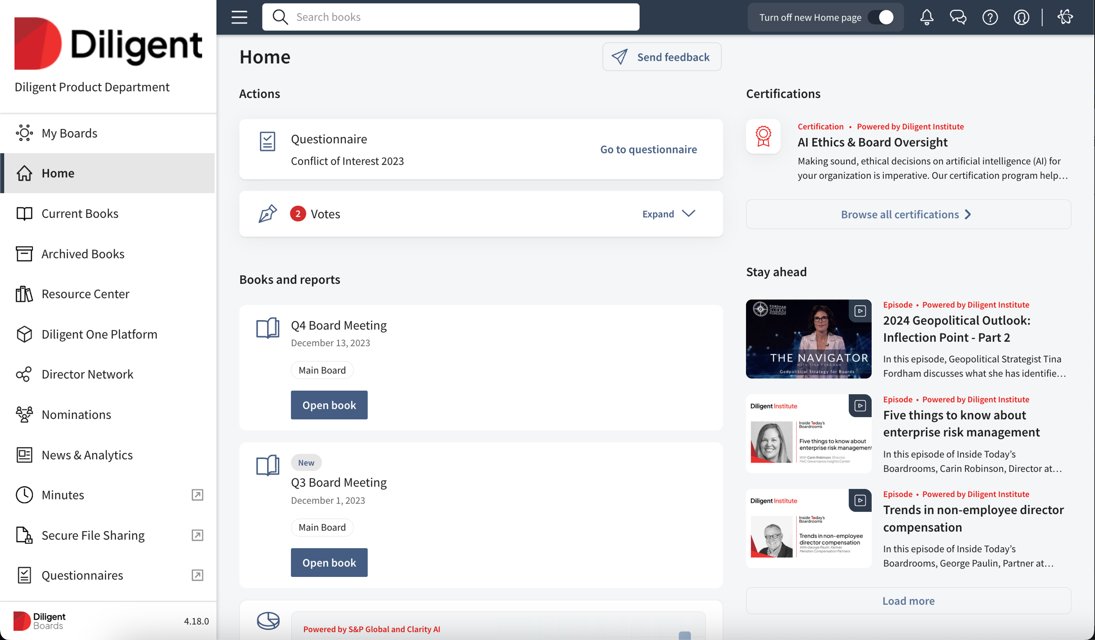 Director HP Screenshot