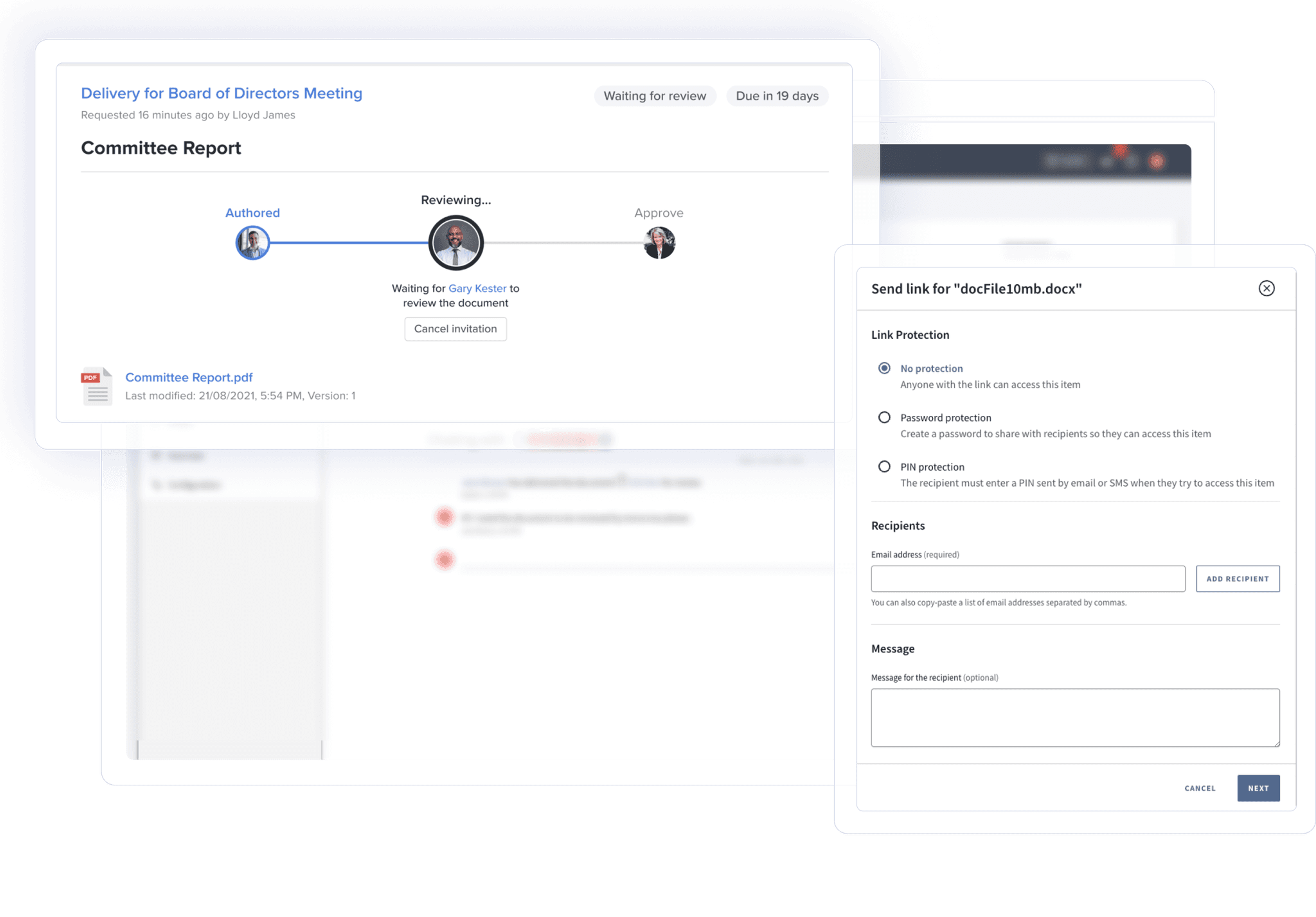 Diligent Boards security features showcased