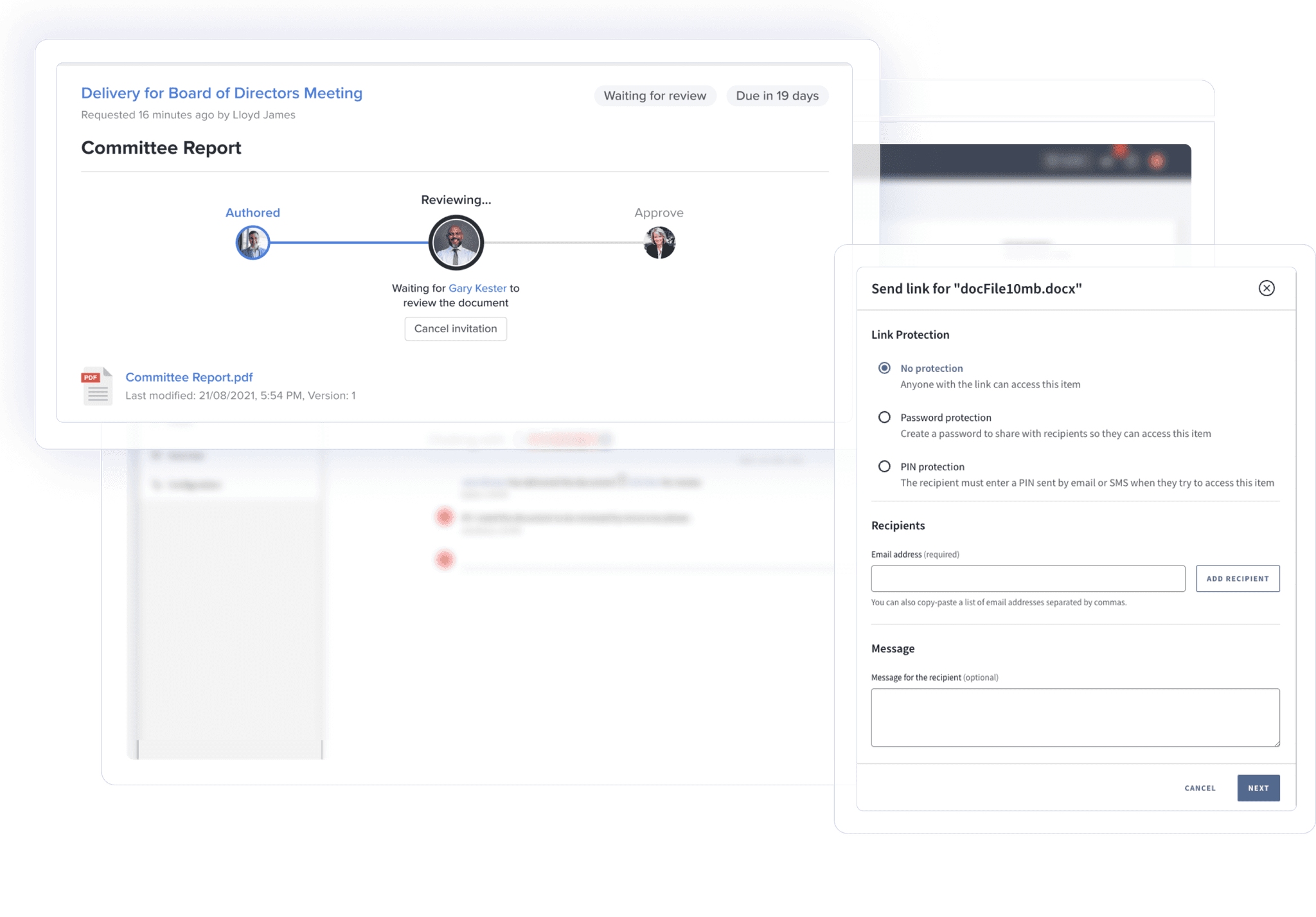 Diligent Boards security features showcased