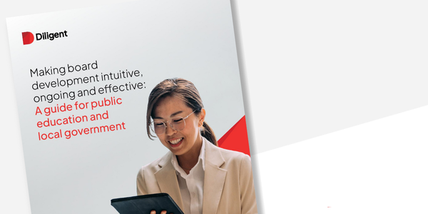 Board Development Program Best practices for school board member training