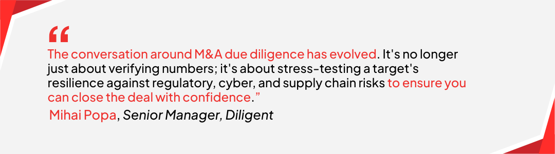 Mihai Popa on the importance of M&A due diligence