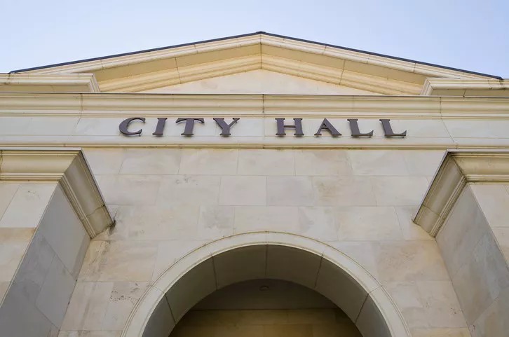 photo of a city hall