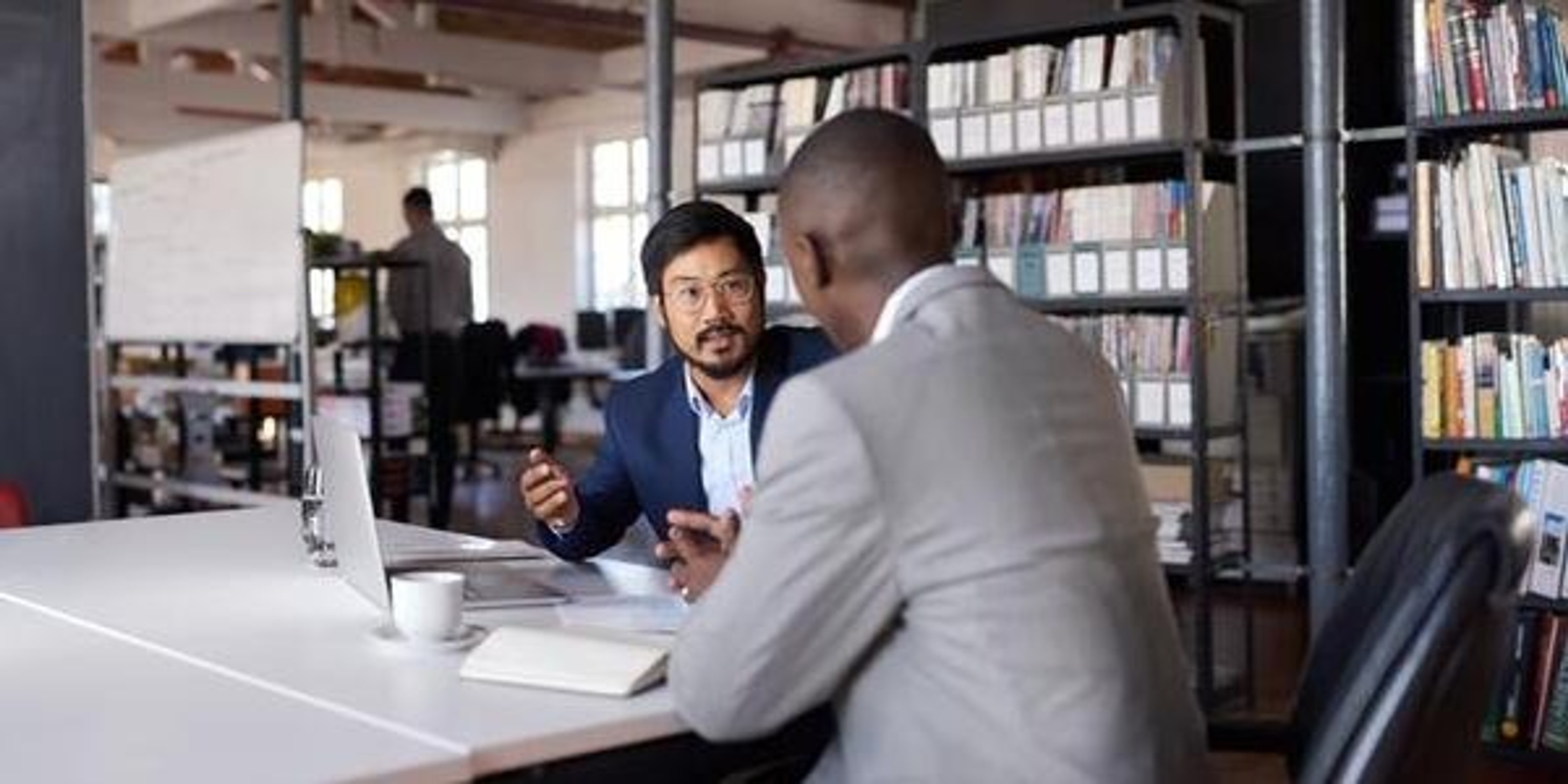 Members of the governance committee discussing board succession planning