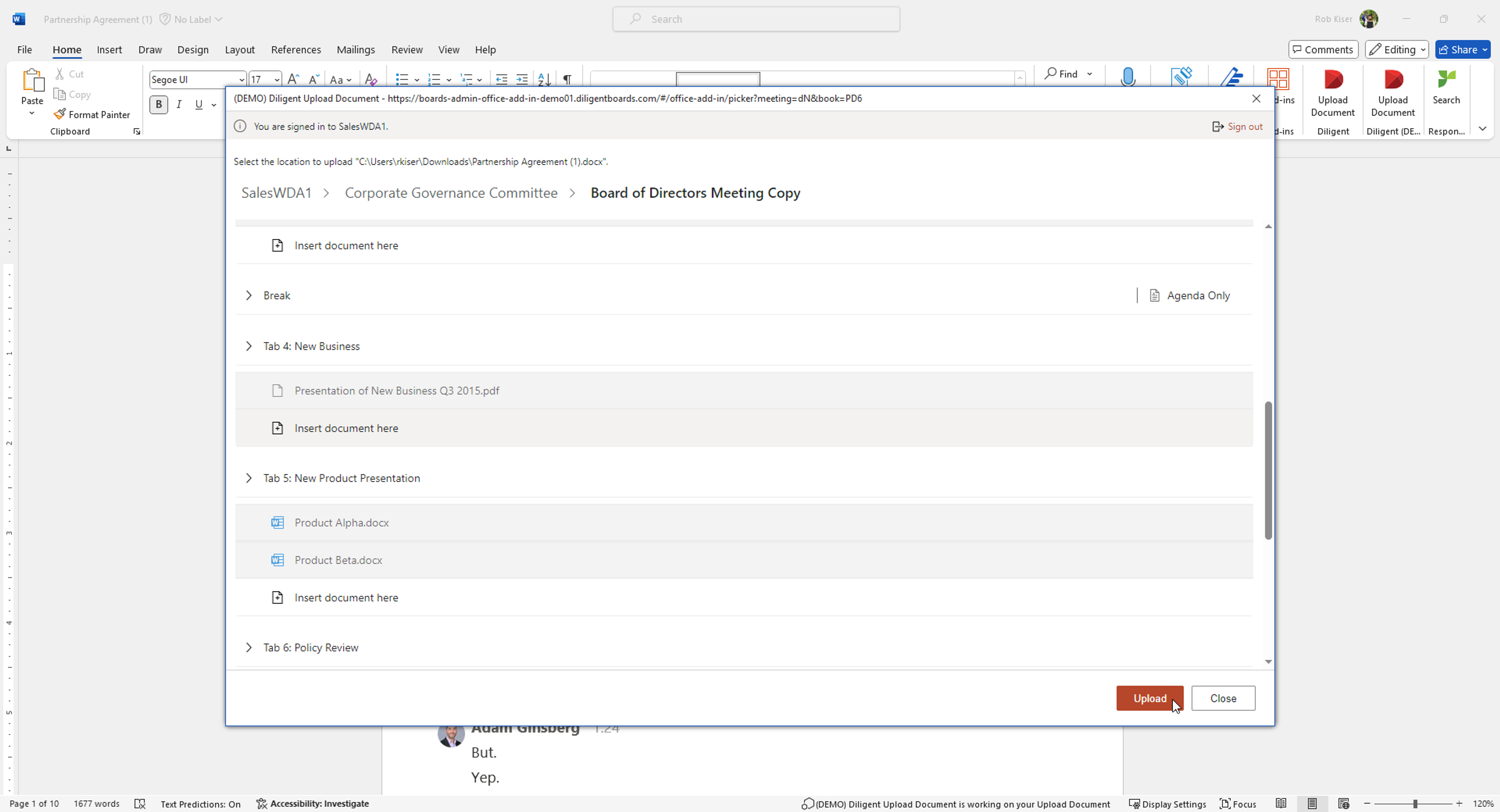 Microsoft Office integration