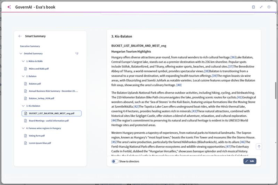 Diligent Boards updates GovernAI navigation