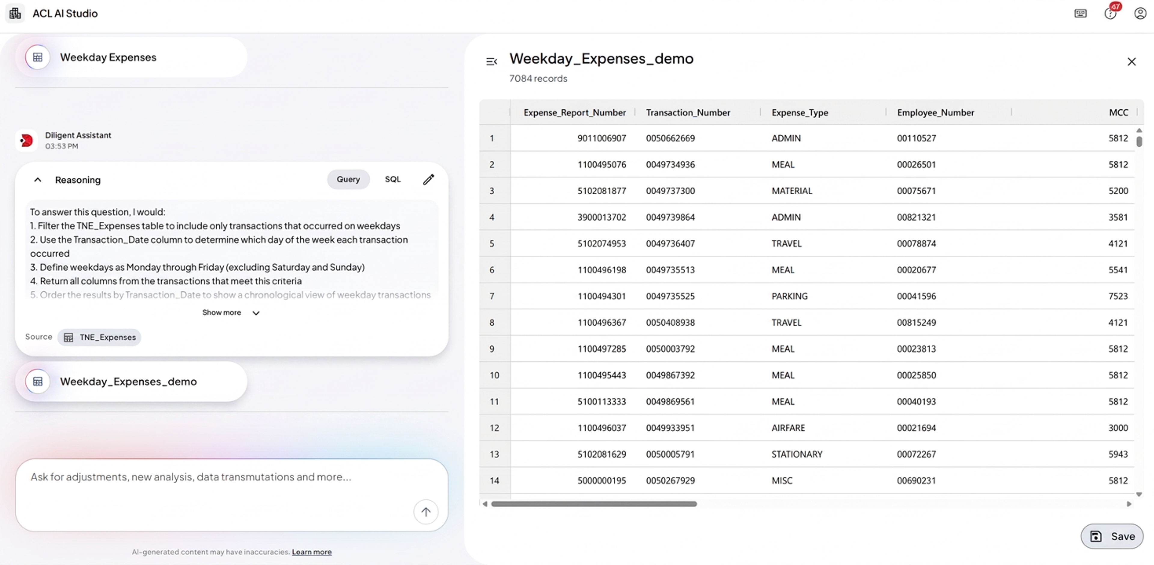 Current screen shot of today's UX