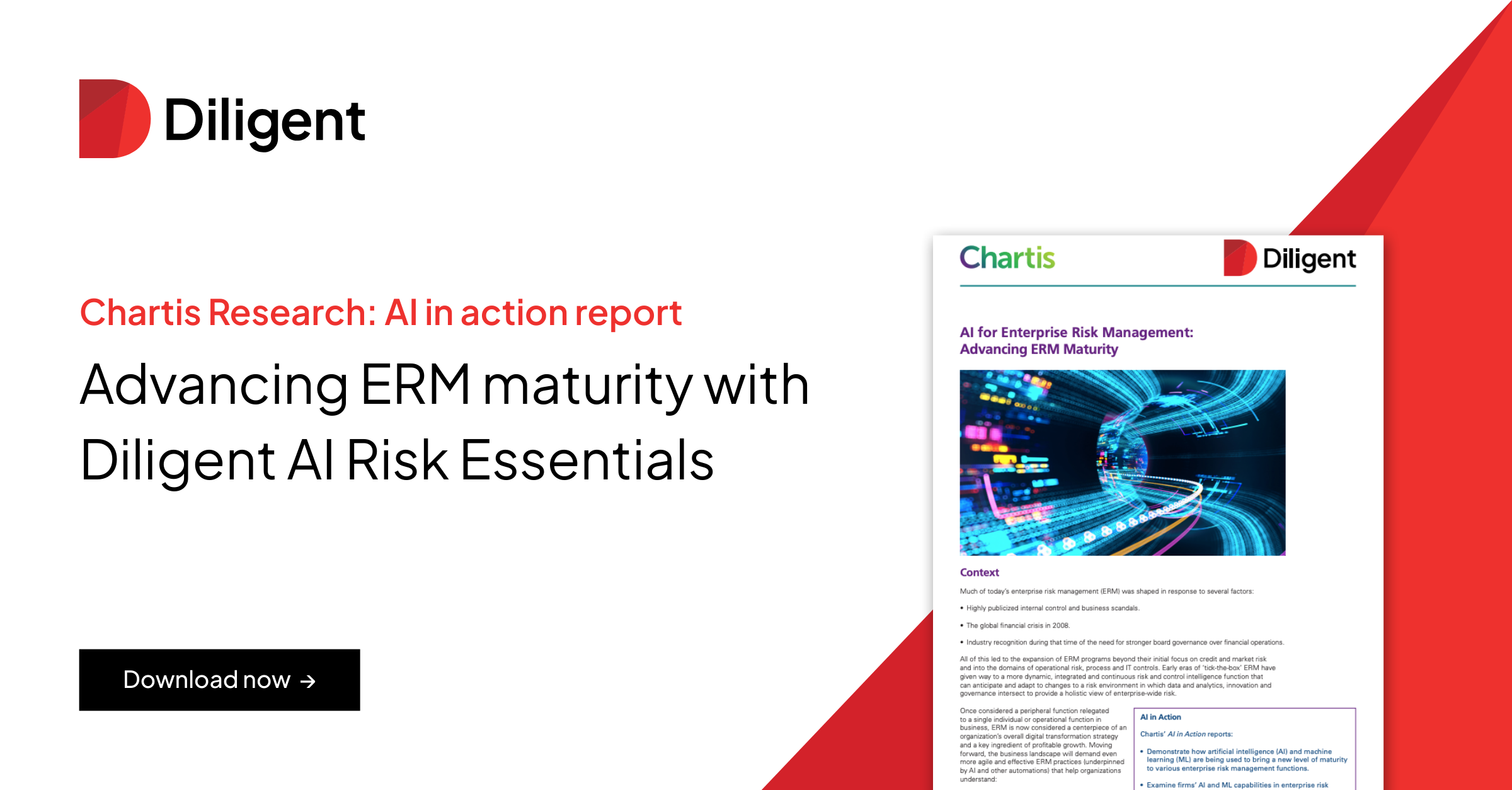 In this Chartis report on AI in Risk Management, learn how CBCL used Diligent's AI Risk Essentials to build a risk management program.