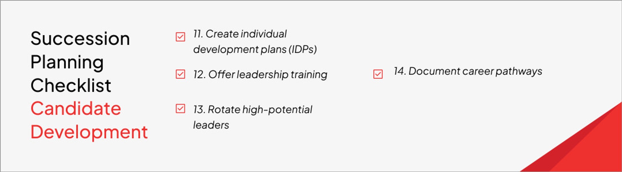 21-step succession planning checklist to smooth your next transition