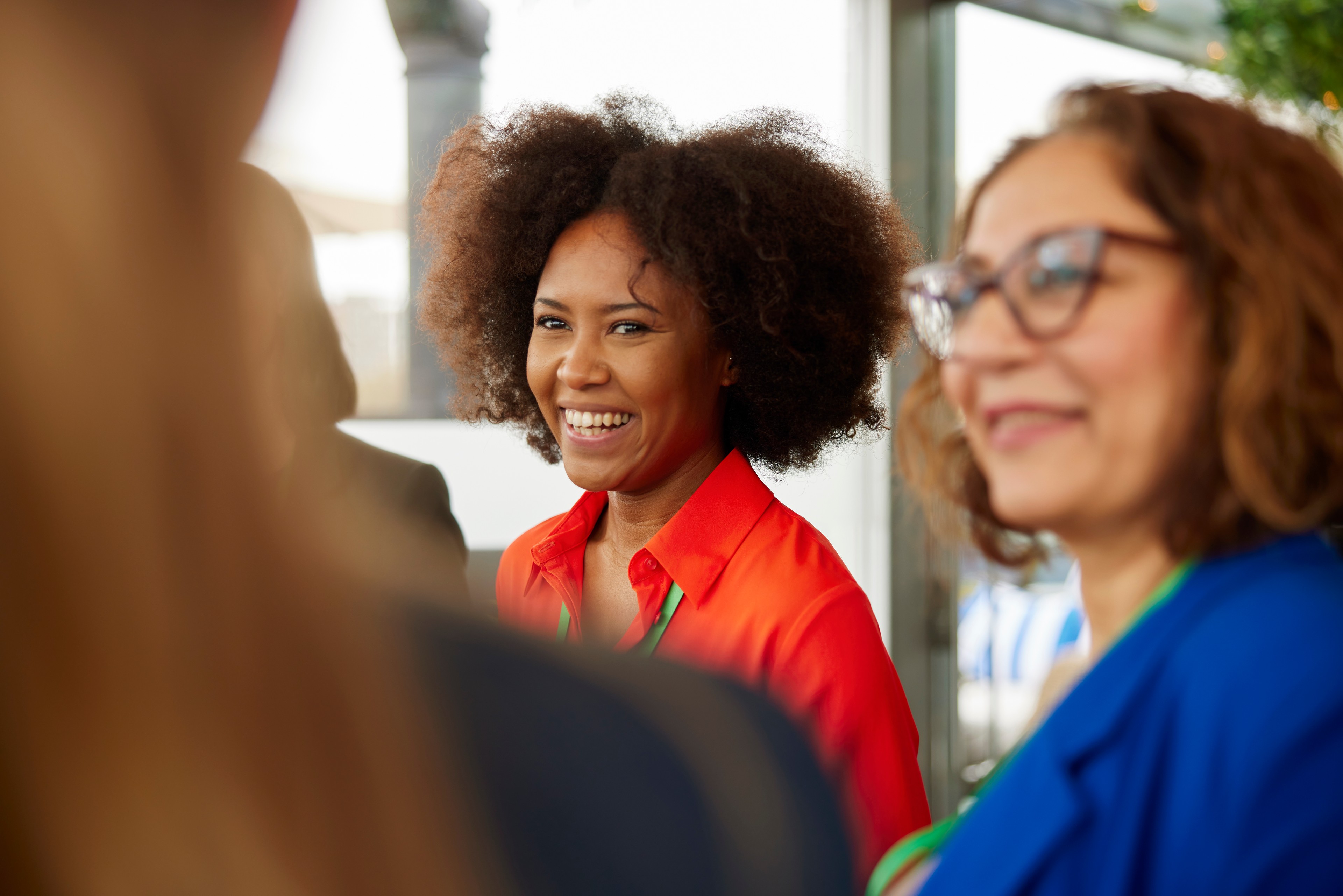 Elevate attendees enjoying networking opportunties