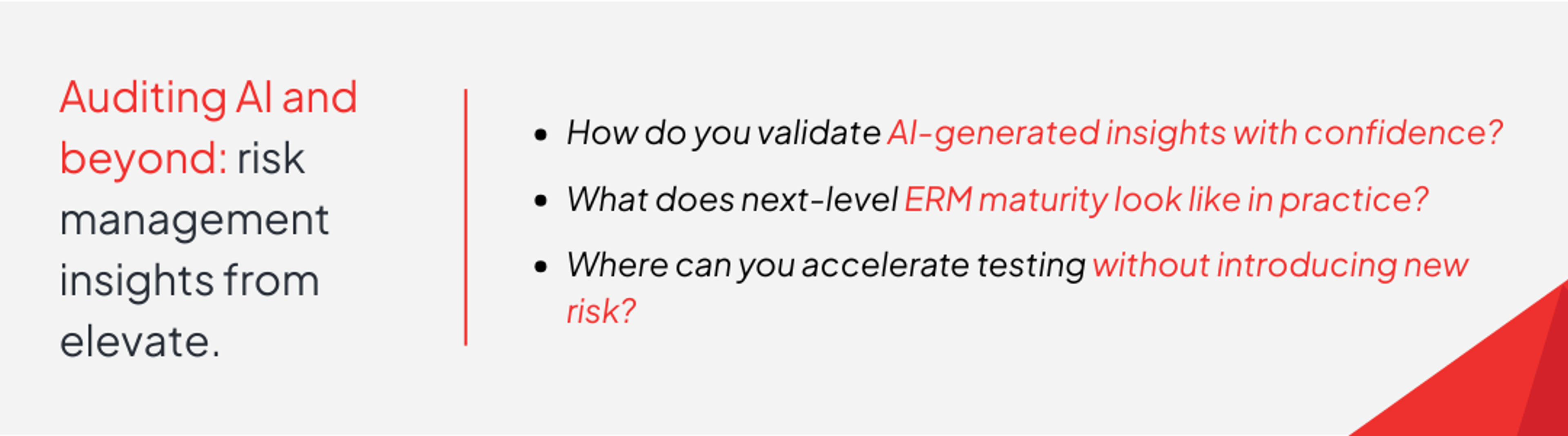 Elevate 26_Auditing AI and beyond