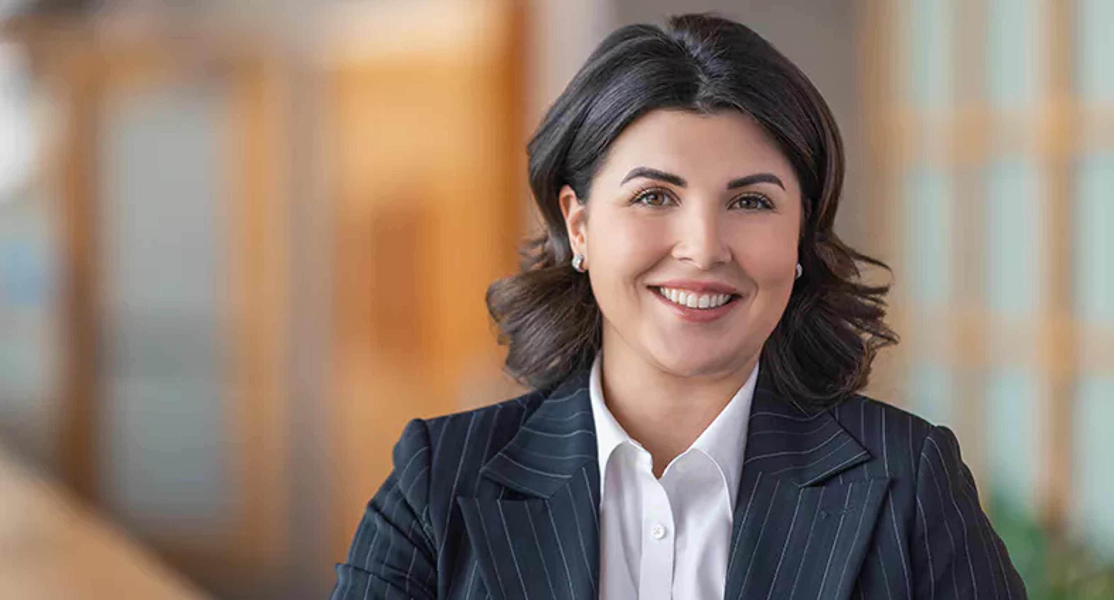 Modern board member explaining best governance practices