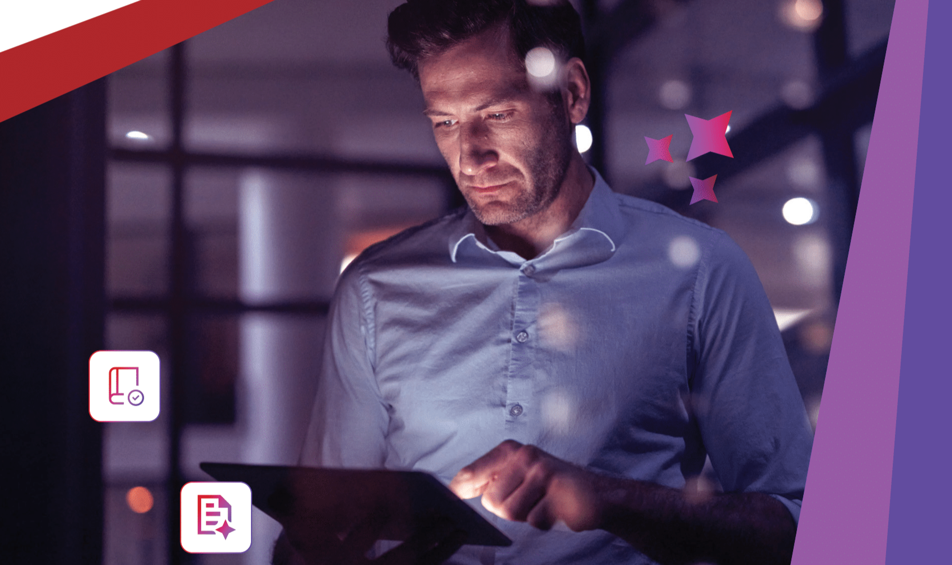 Shot of a businessman using his digital tablet at his desk