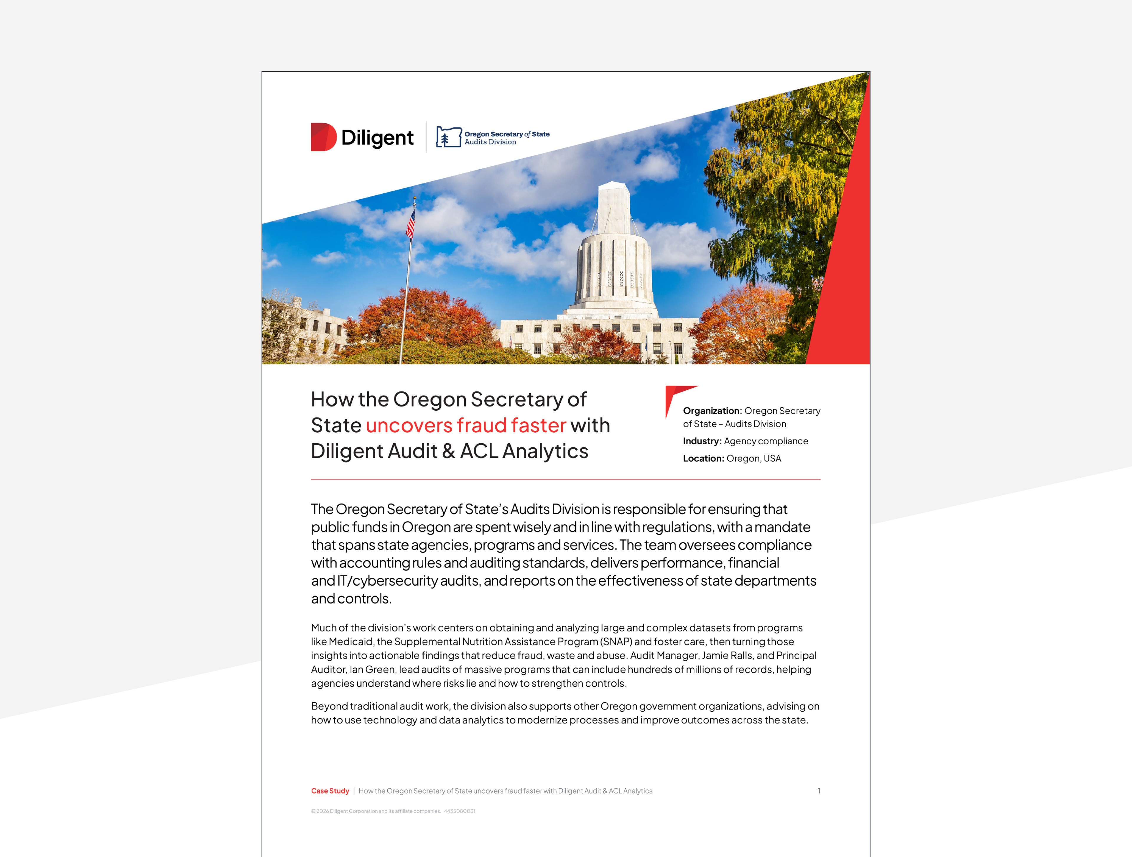 Diligent case study - Oregon Secretary of State