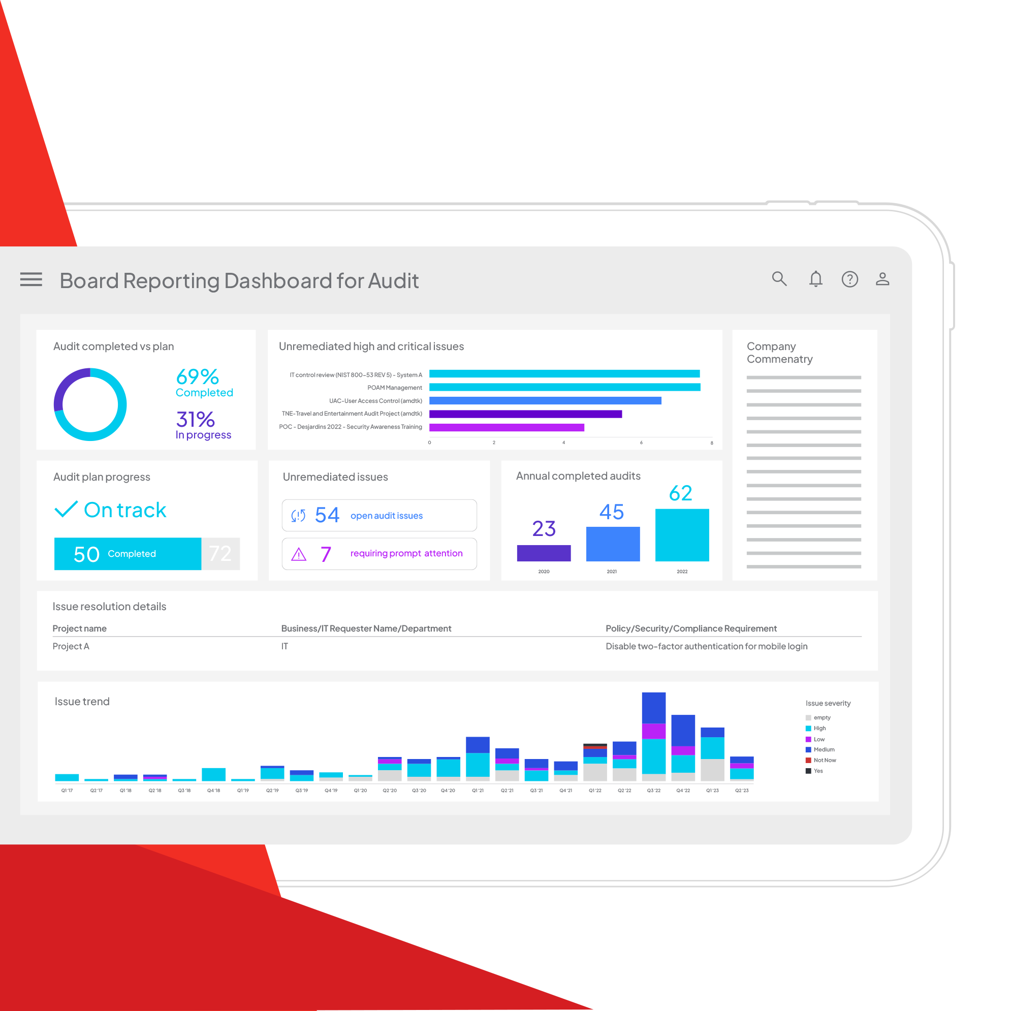 Diligent One Platform for Audit image