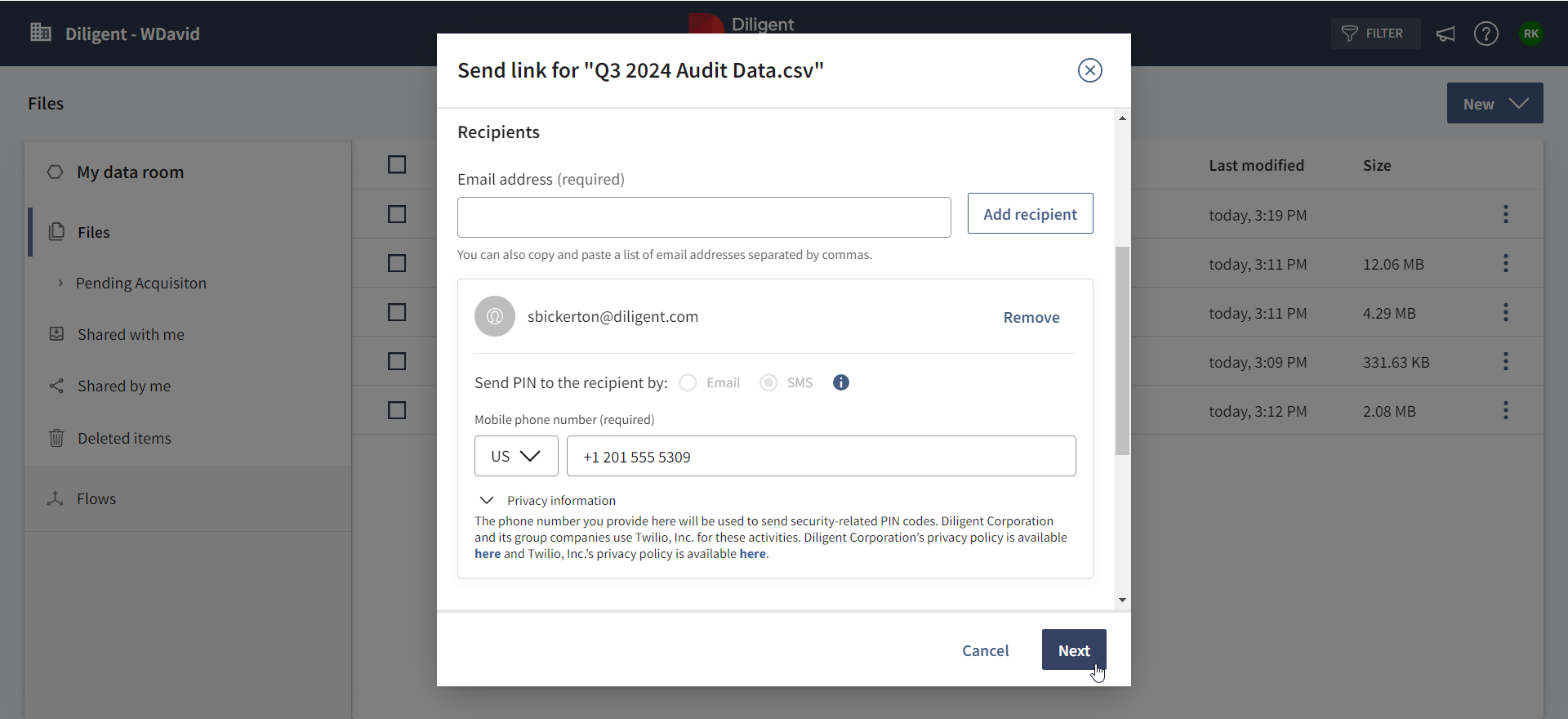 Manage user access to protect data
