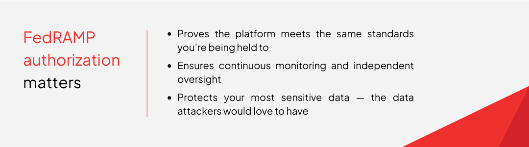 FEDRAMP authorization benefits