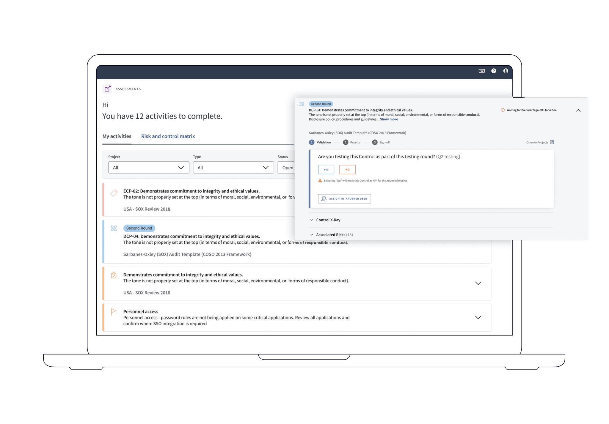 Internal controls automation for SOX compliance | Diligent