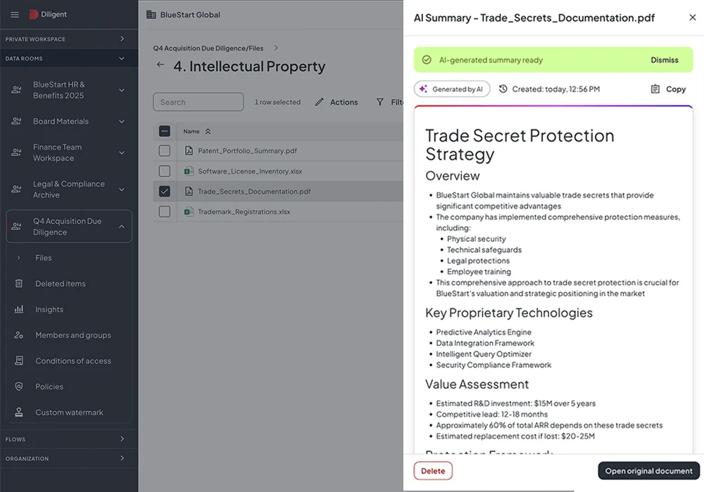 Diligent data rooms, a key solution for integrated grc.