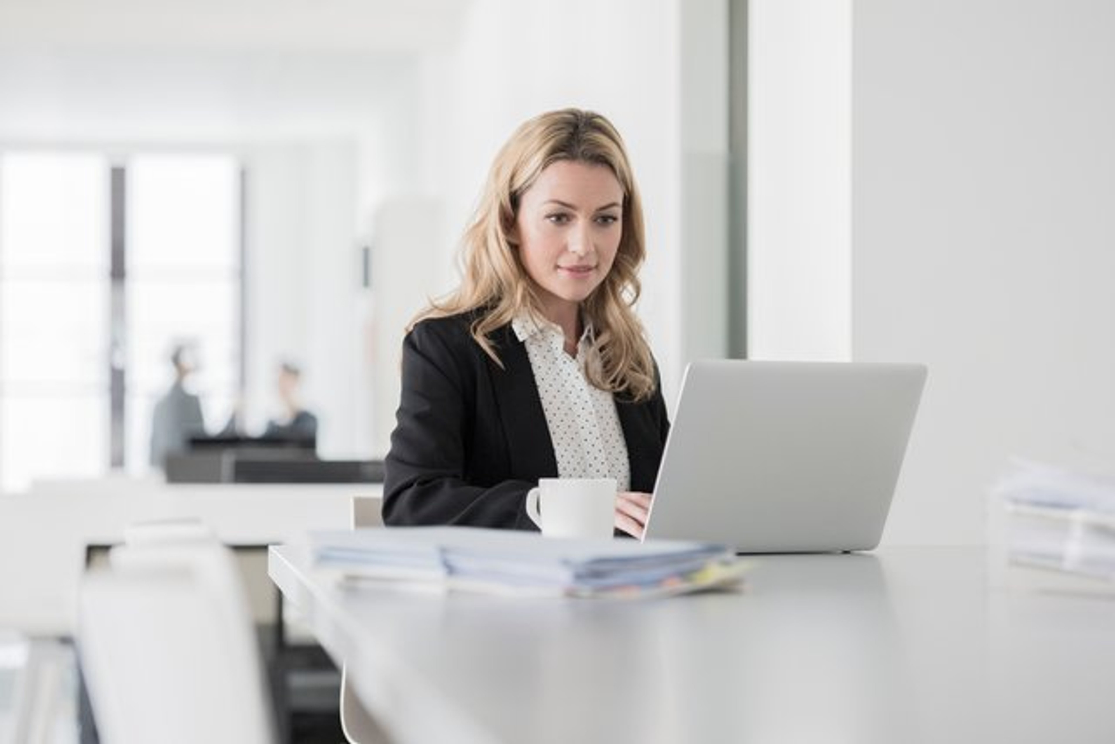 Someone reading Diligent's checklist for due diligence