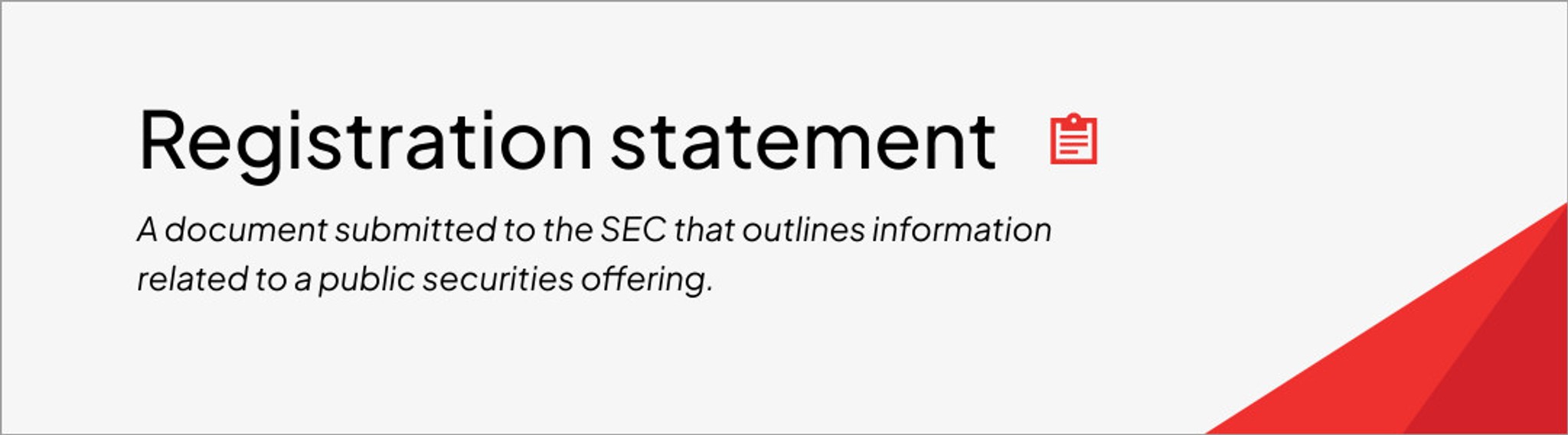 Registration statement guide: SEC filing 2026
