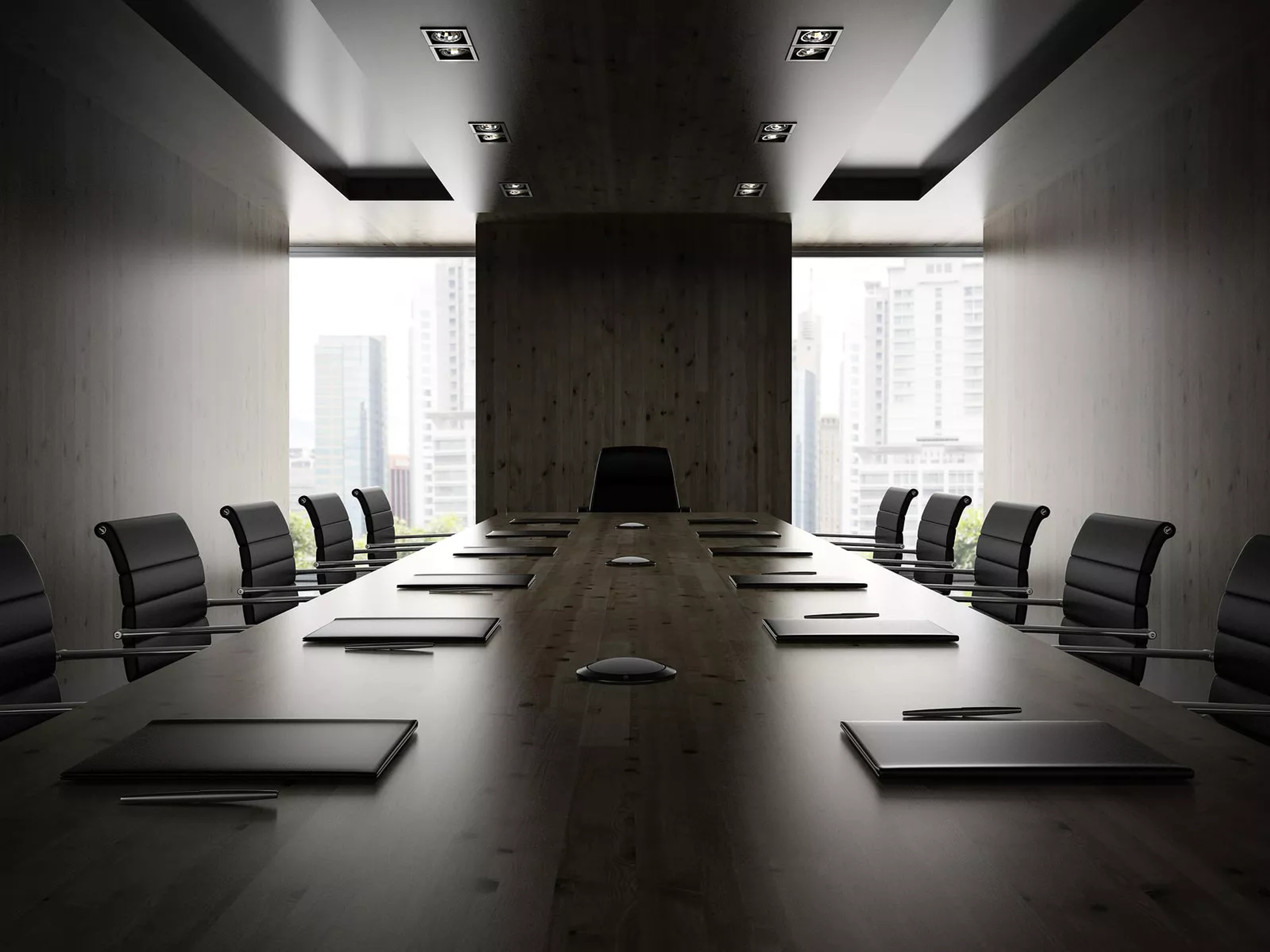 Image of a boardroom representing corporate governance regulations