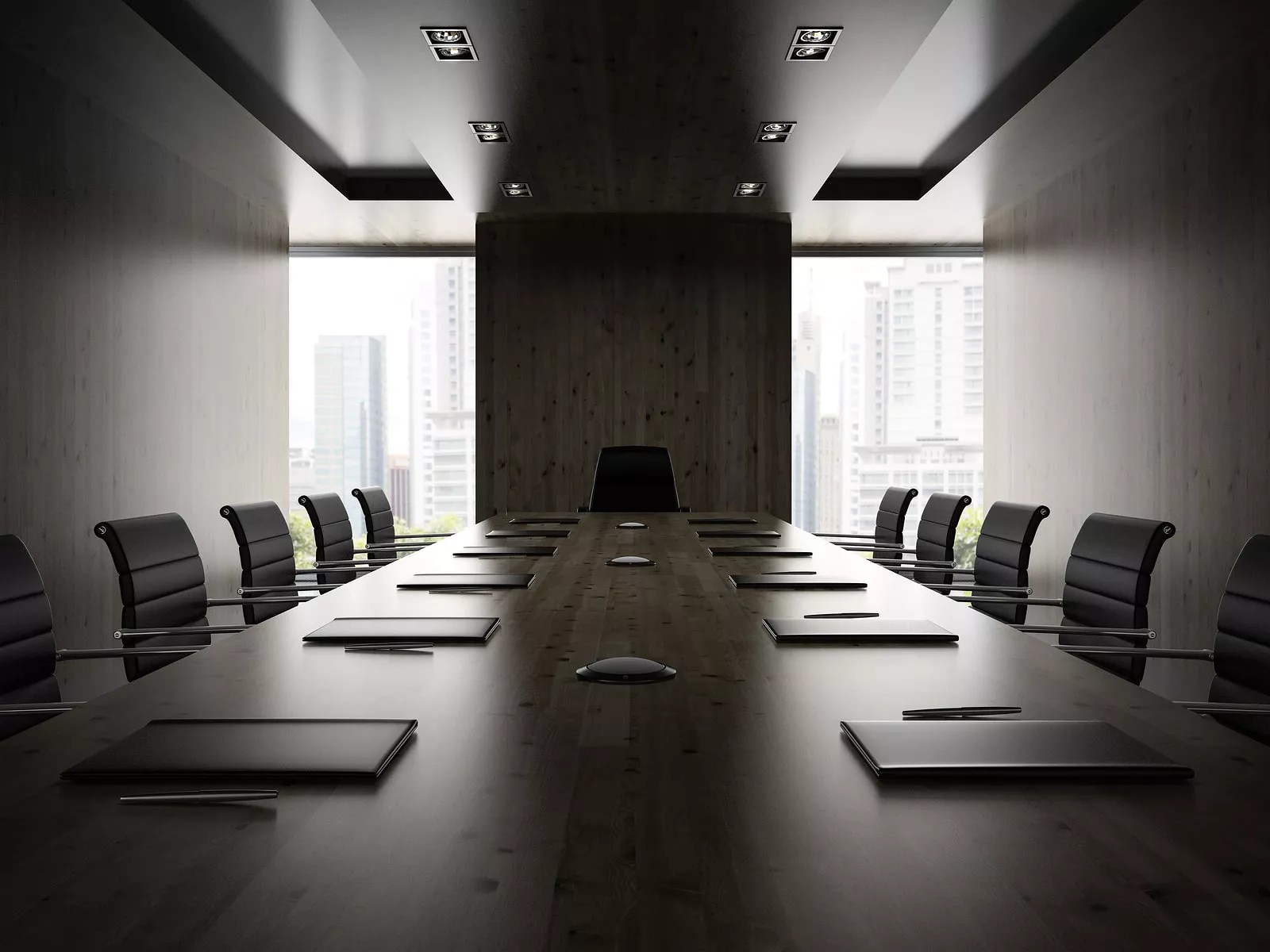 Image of a boardroom representing corporate governance regulations