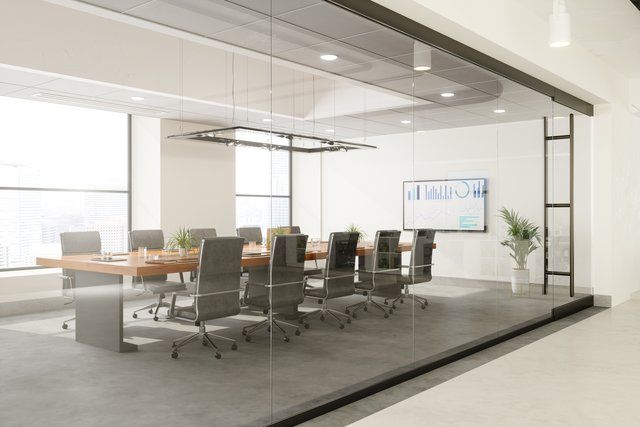 A boardroom where Diligent AI is implemented to help with cybersecurity