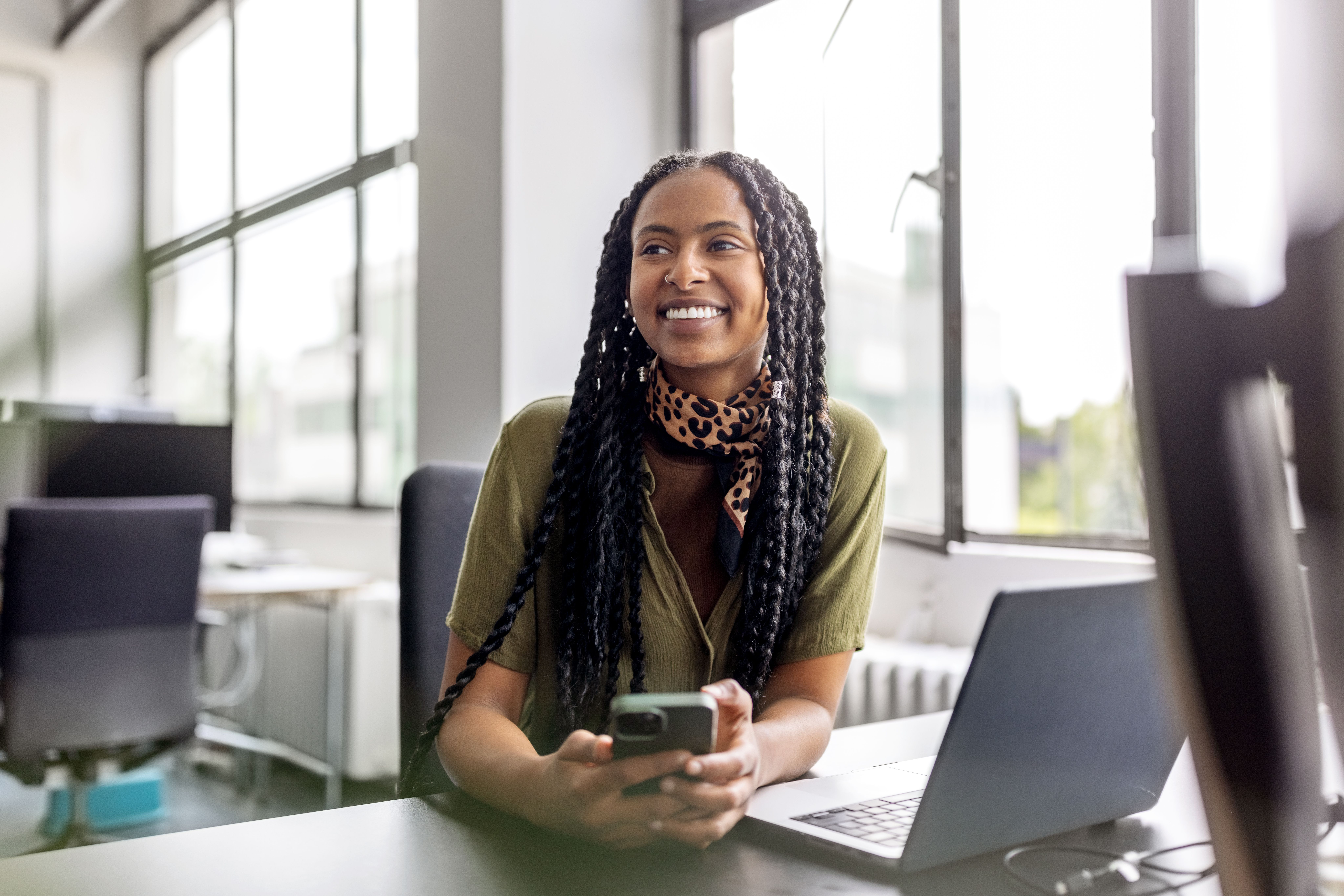 A girl working on exit plan for startup, exit valuation