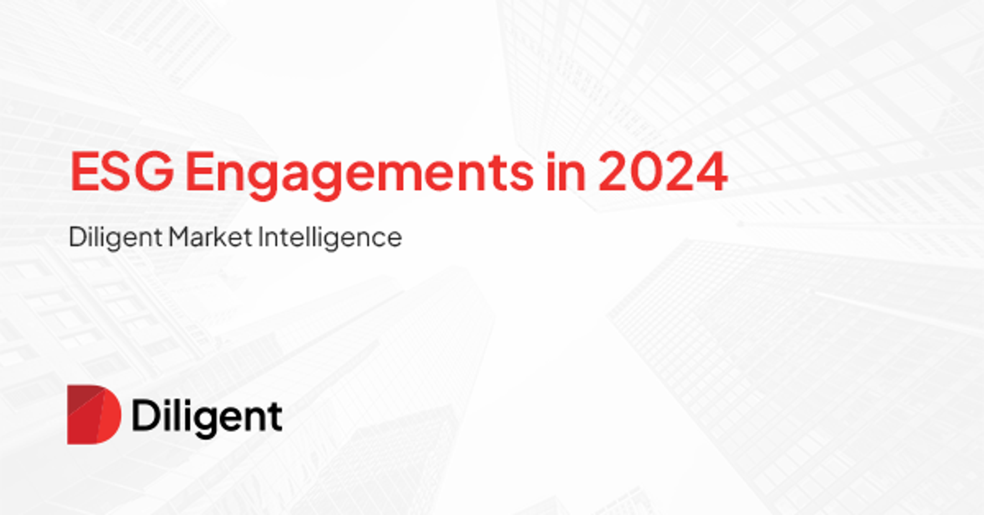 ESG Engagements in 2024