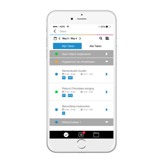 Beispiel Aufgaben-App für tägliche, wöchentliche, monatliche und periodische Aufgaben
