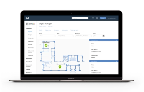 Positionnement indoor pour le nettoyage et les agents d'entretien FacilityApps