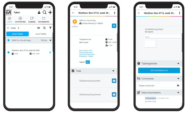 Geïntegreerde Werkbon App van Nocore en FacilityApps live