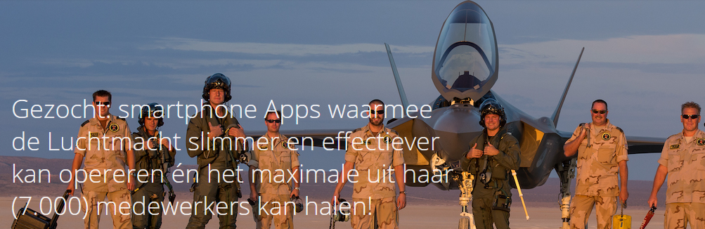Koninklijke Luchtmacht apps - FacilityApps finalist