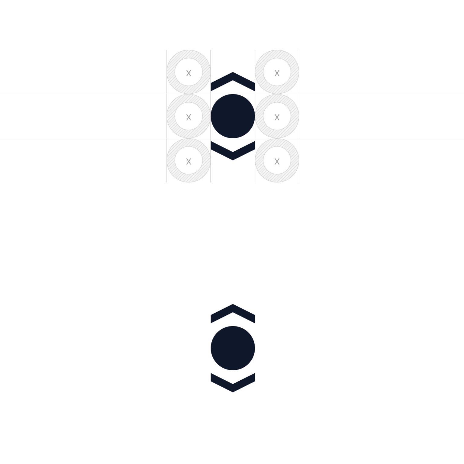 The Ory Iconmark with safety area around it