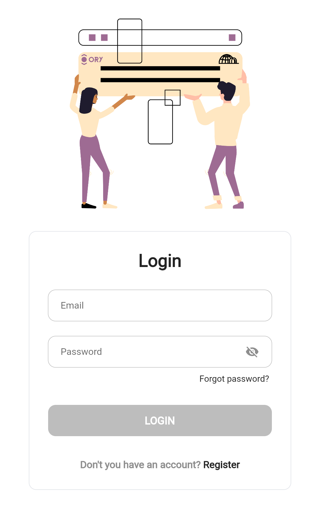 Flutter Login Widget