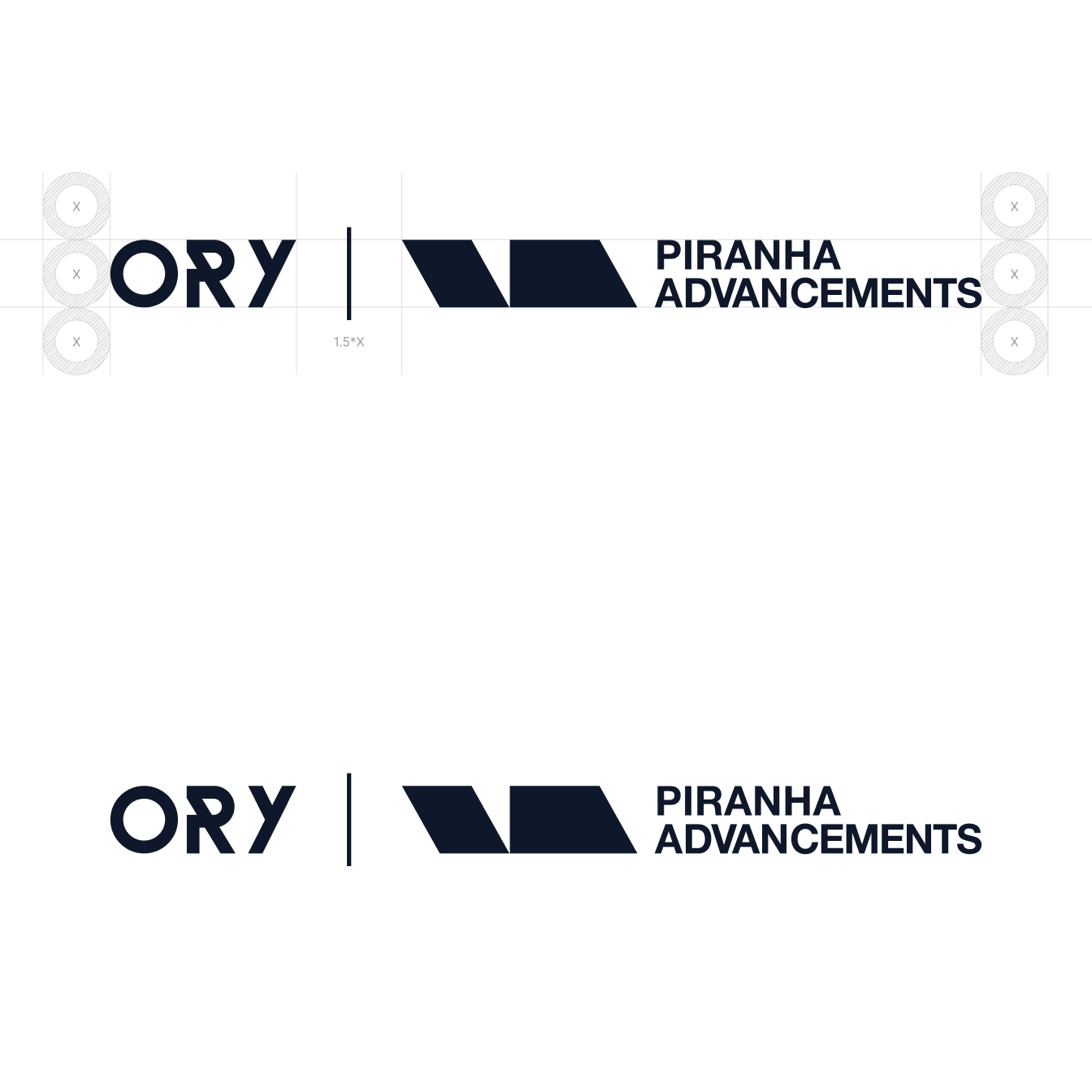 Ory partner lockup horizontal construction Ory partner lockup horizontal with clear area
