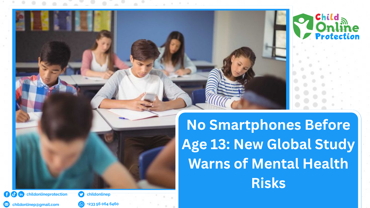 No Smartphones Before Age 13: New Global Study Warns of Mental Health Risks