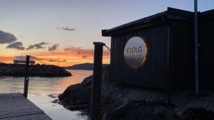 Utsiden av badstuen