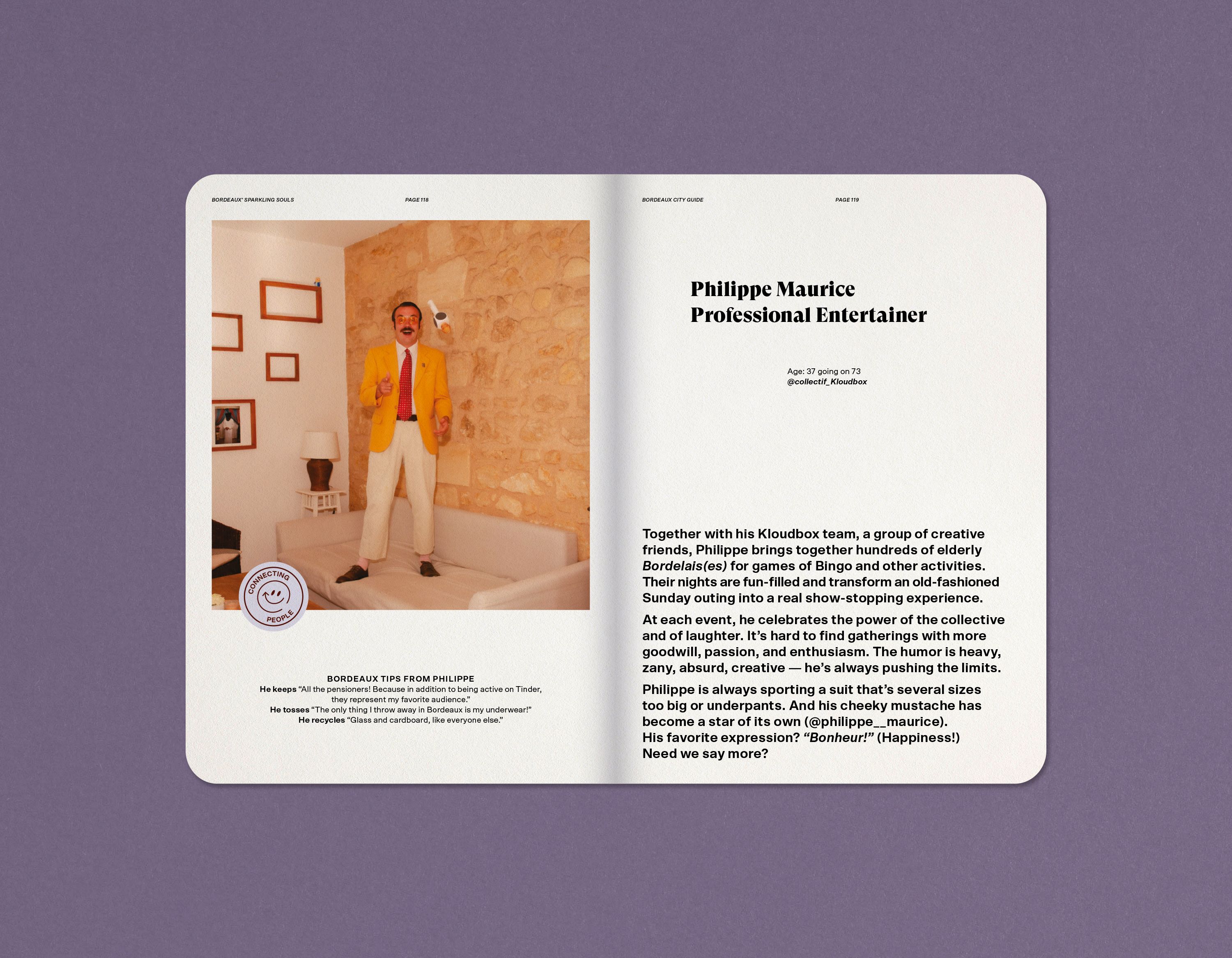 Intérieur city guide sur la ville de Bordeaux pour Back Market  | © Studio Cent-Huit 2025