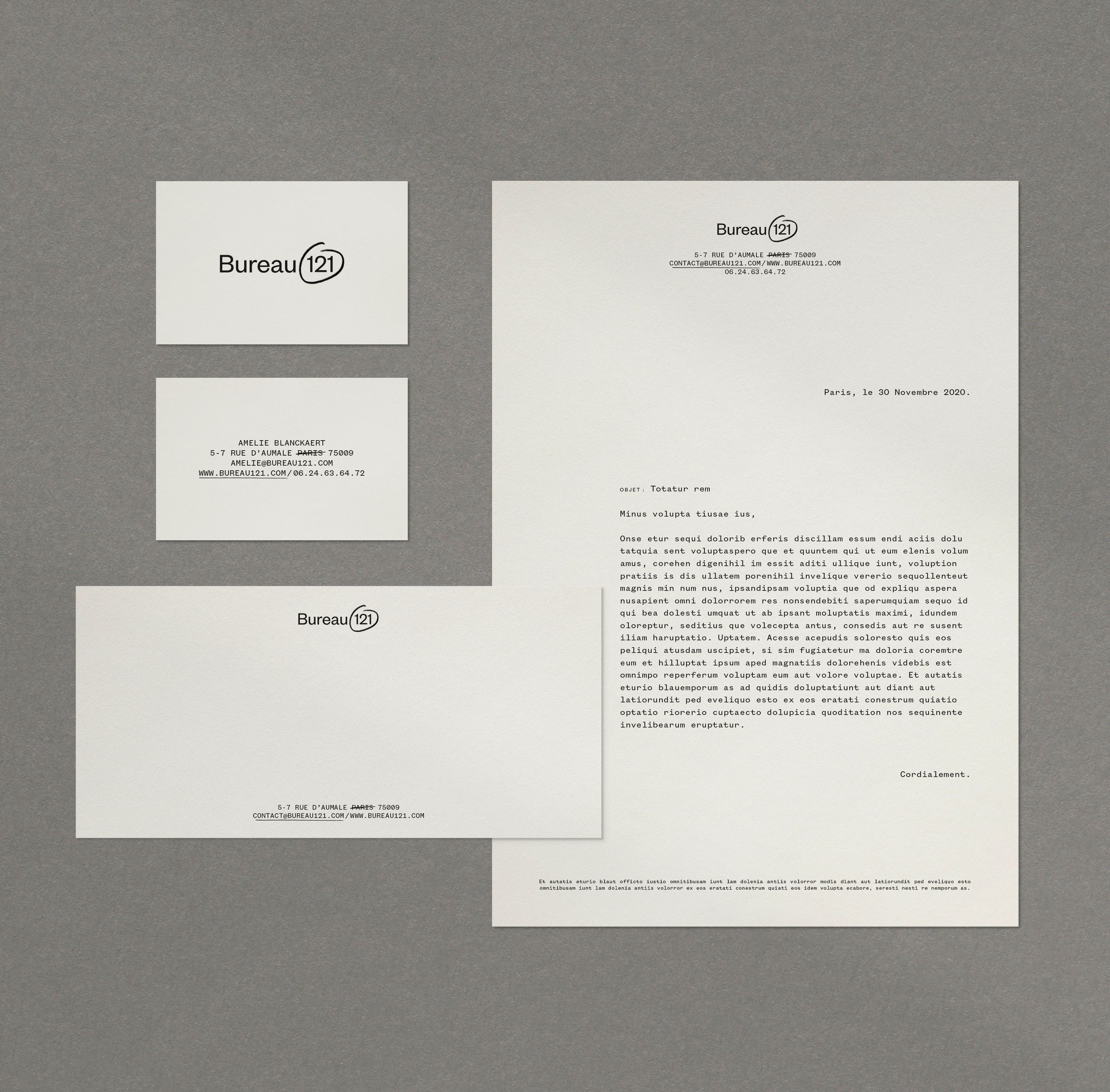 Supports pour l'agence Bureau 121 | © Studio Cent-Huit 2025