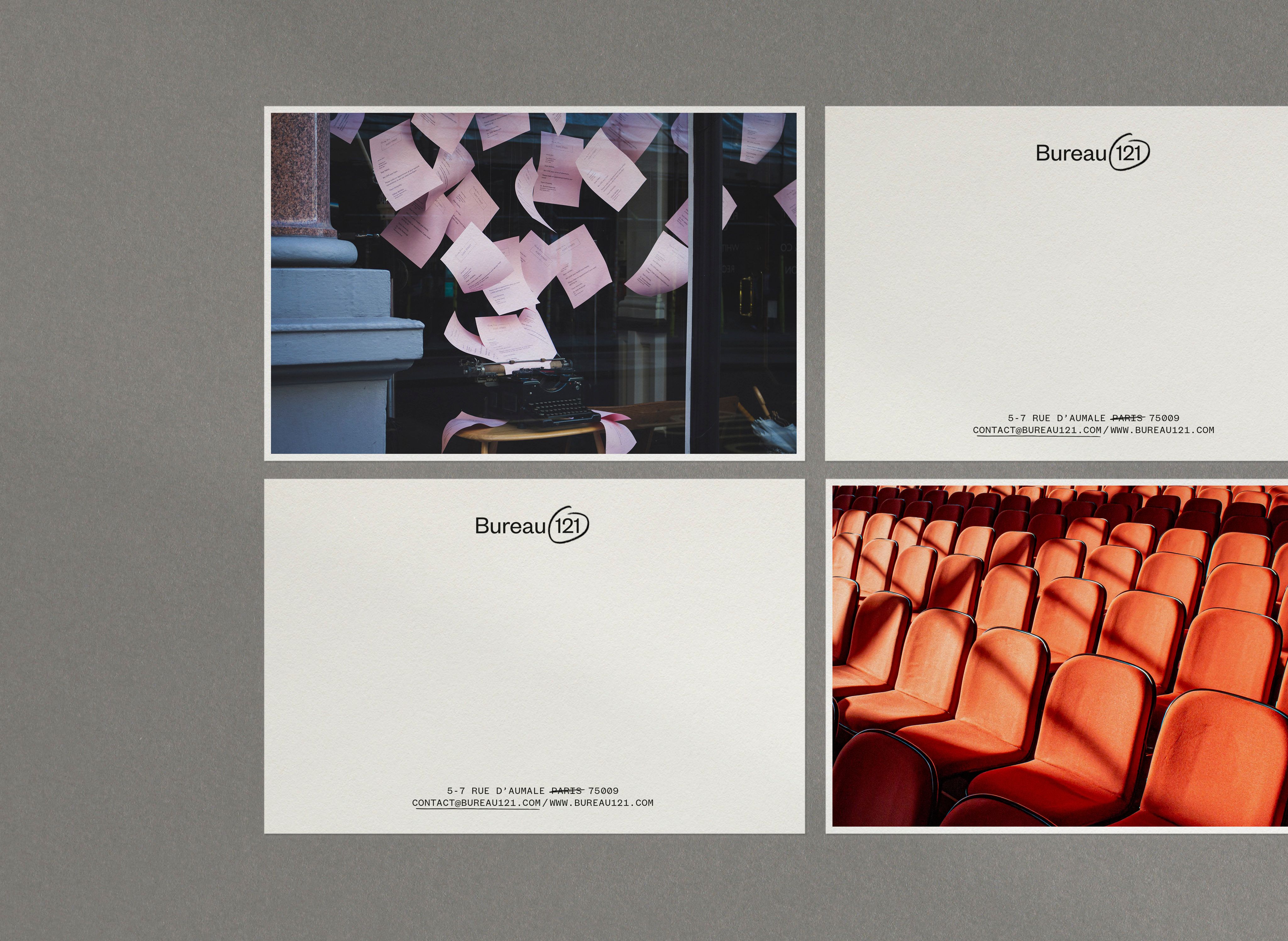 Supports pour l'agence Bureau 121 | © Studio Cent-Huit 2025