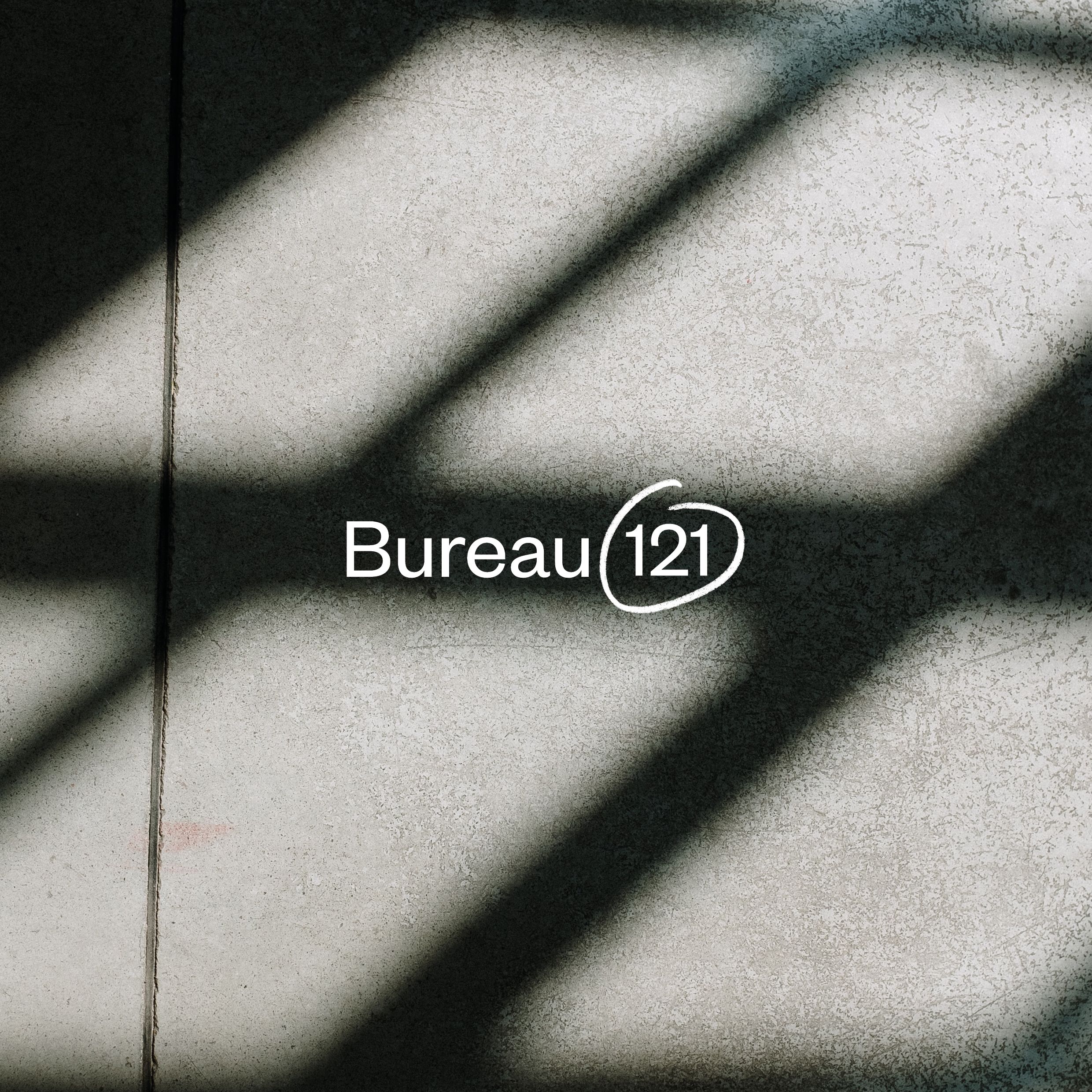 Logotype pour l'agence Bureau 121 | © Studio Cent-Huit 2025