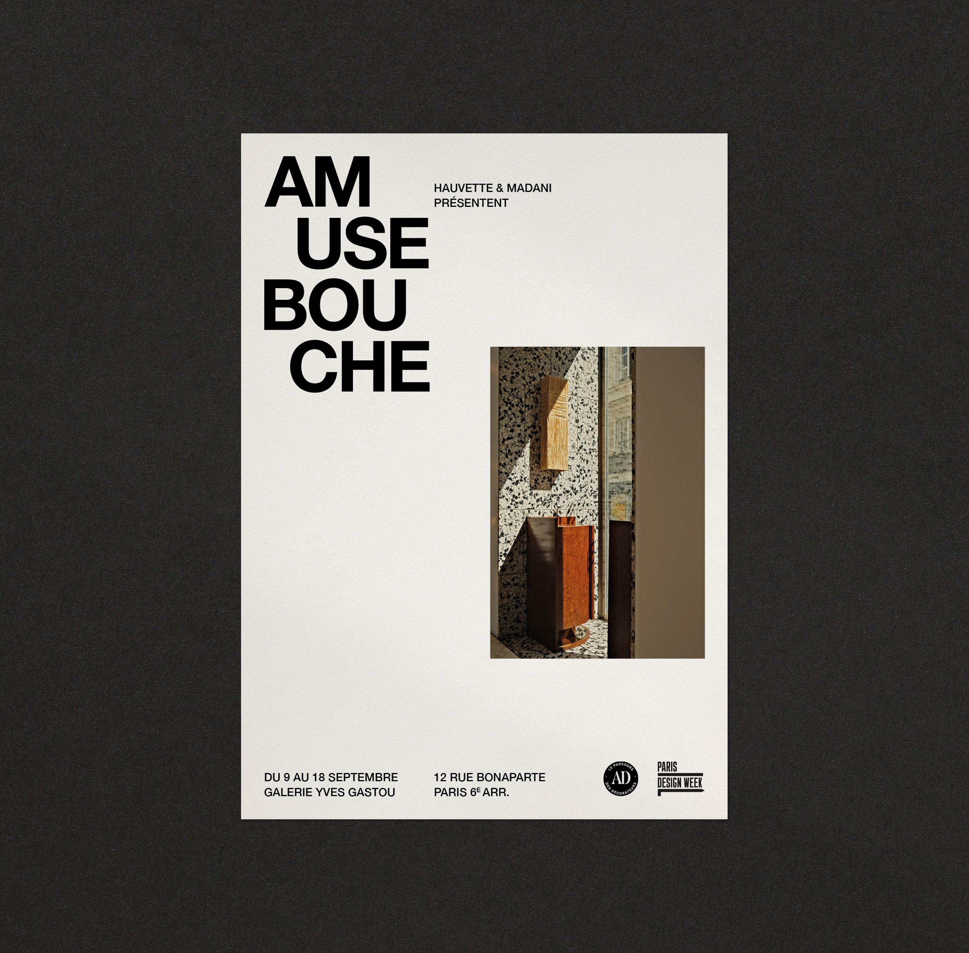 Affiche collection Amuse Bouche de Hauvette et Madani  | © Studio Cent-Huit 2025