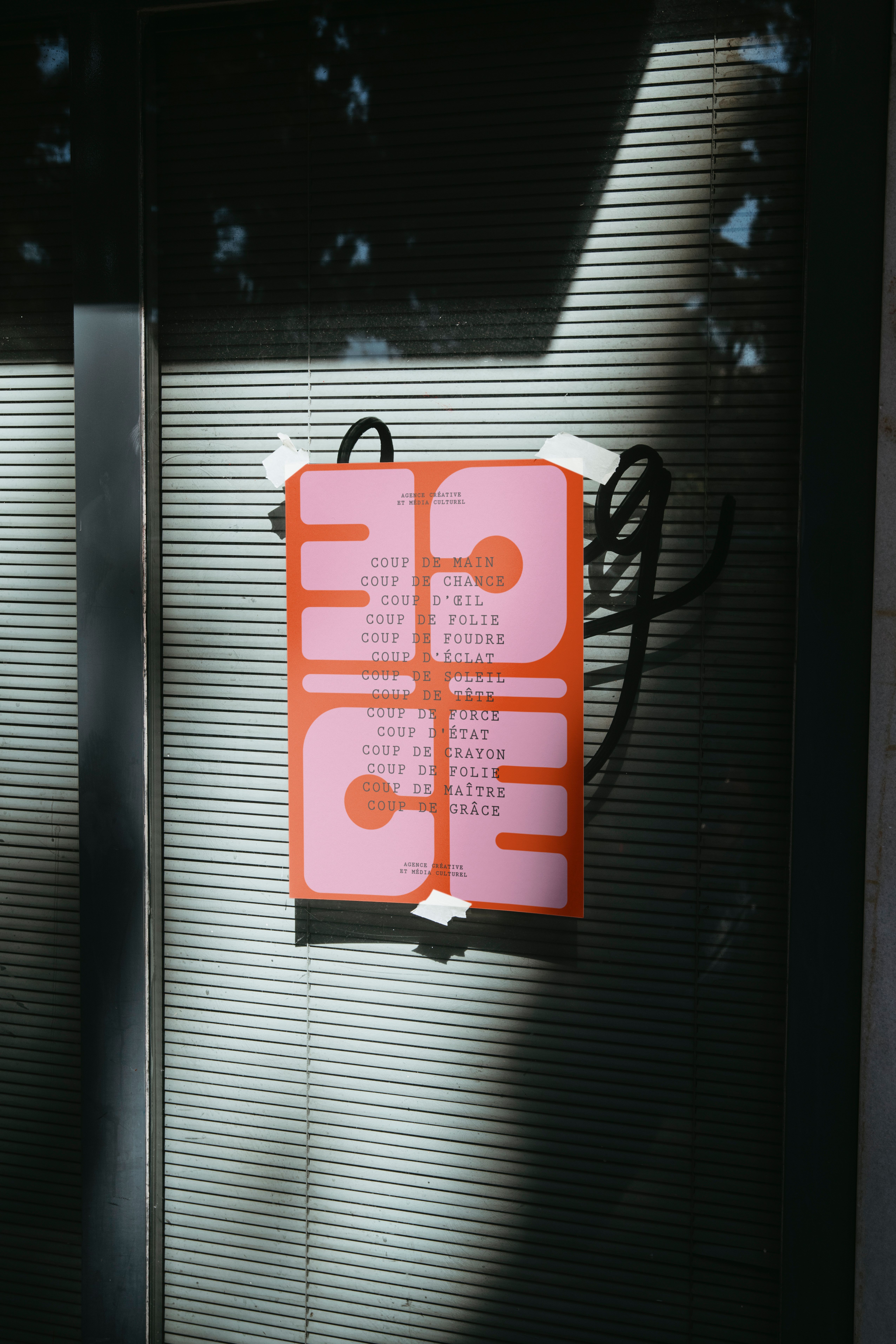 Affiche pour l'agence Coup d'Été | © Studio Cent-Huit 2025