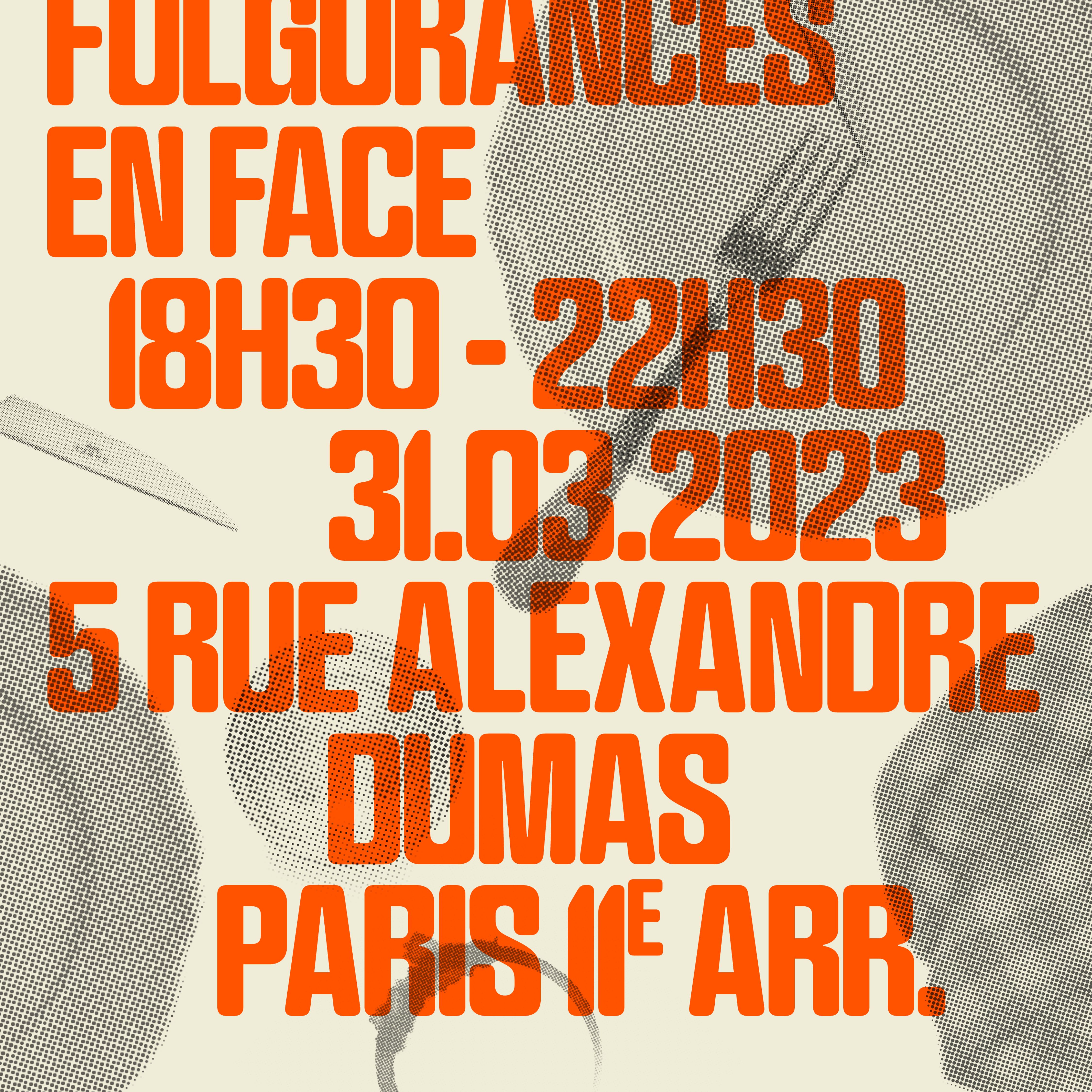 affiche pour le diner chez Fulgurances En Face de Pao et Isy | © Studio Cent-Huit 2025