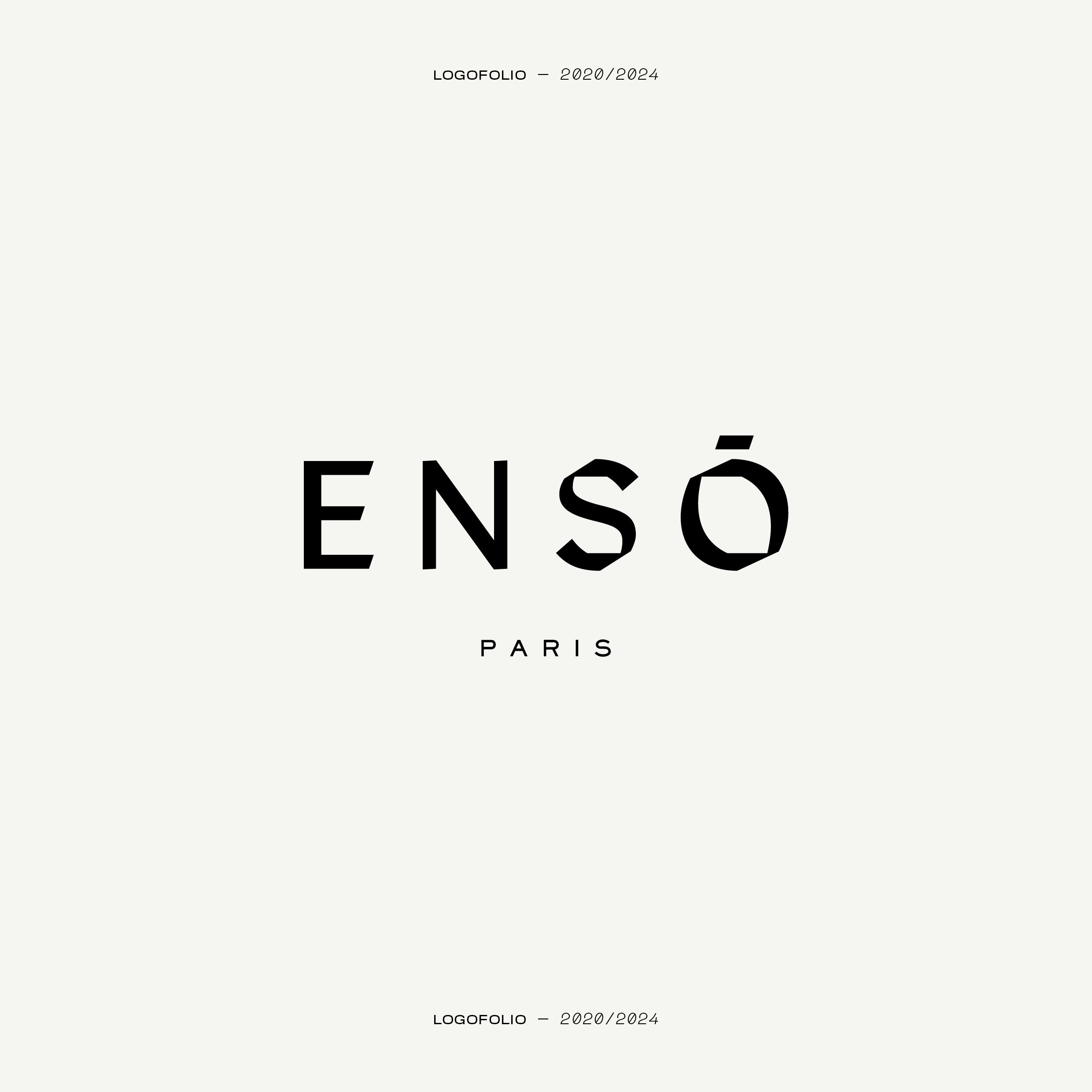 Logotype pour Enso | © Studio Cent-Huit 2025